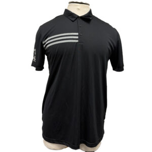 Adidas - Black 3 Stripe BFD Relief Fund Polo